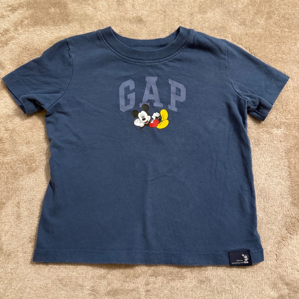 Gap x Disney Mickey Mouse Toddler T-Shirt Blue 2T